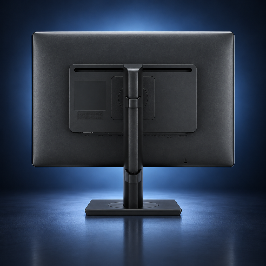 LG 24HR513C-B medical monitor rear connectivity view