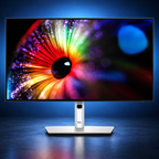 Dell U2724D 27-inch QHD IPS Black monitor front view