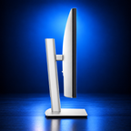 Dell UltraSharp U3225QE 31.5-inch 4K Thunderbolt worklist monitor front view displaying a cityscape