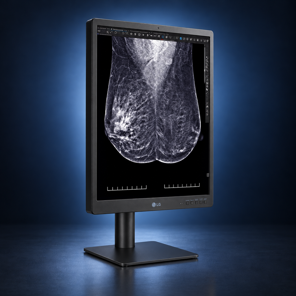 LG 21HQ613D-B 21.3-inch medical display angled view