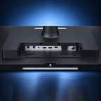 LG 32HQ713D-B DisplayPort and USB connectivity ports
