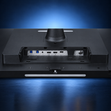 LG 32HQ713D-B DisplayPort and USB connectivity ports