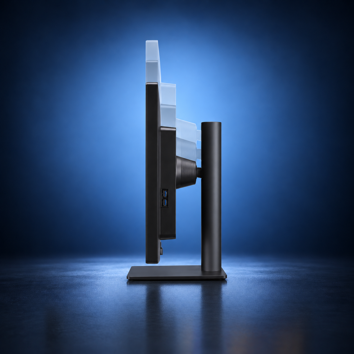 LG 32HQ713D-B 31.5-inch medical monitor side profile