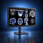 LG 32HQ713D-B 8MP radiology monitor angled front view
