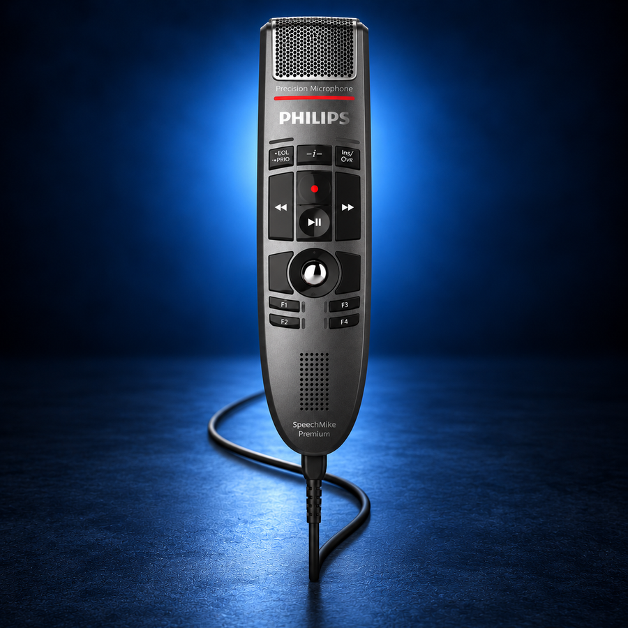 Philips SpeechMike Premium LFH3500 USB push-button dictation microphone