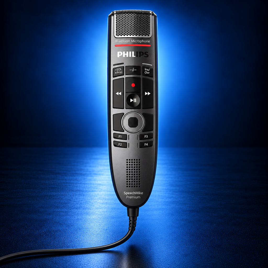 Philips SpeechMike Premium Touch SMP3700 USB dictation microphone