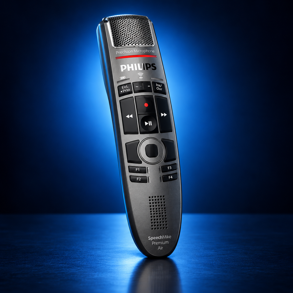 Philips SpeechMike Premium Air SMP4000 with charging docking station
