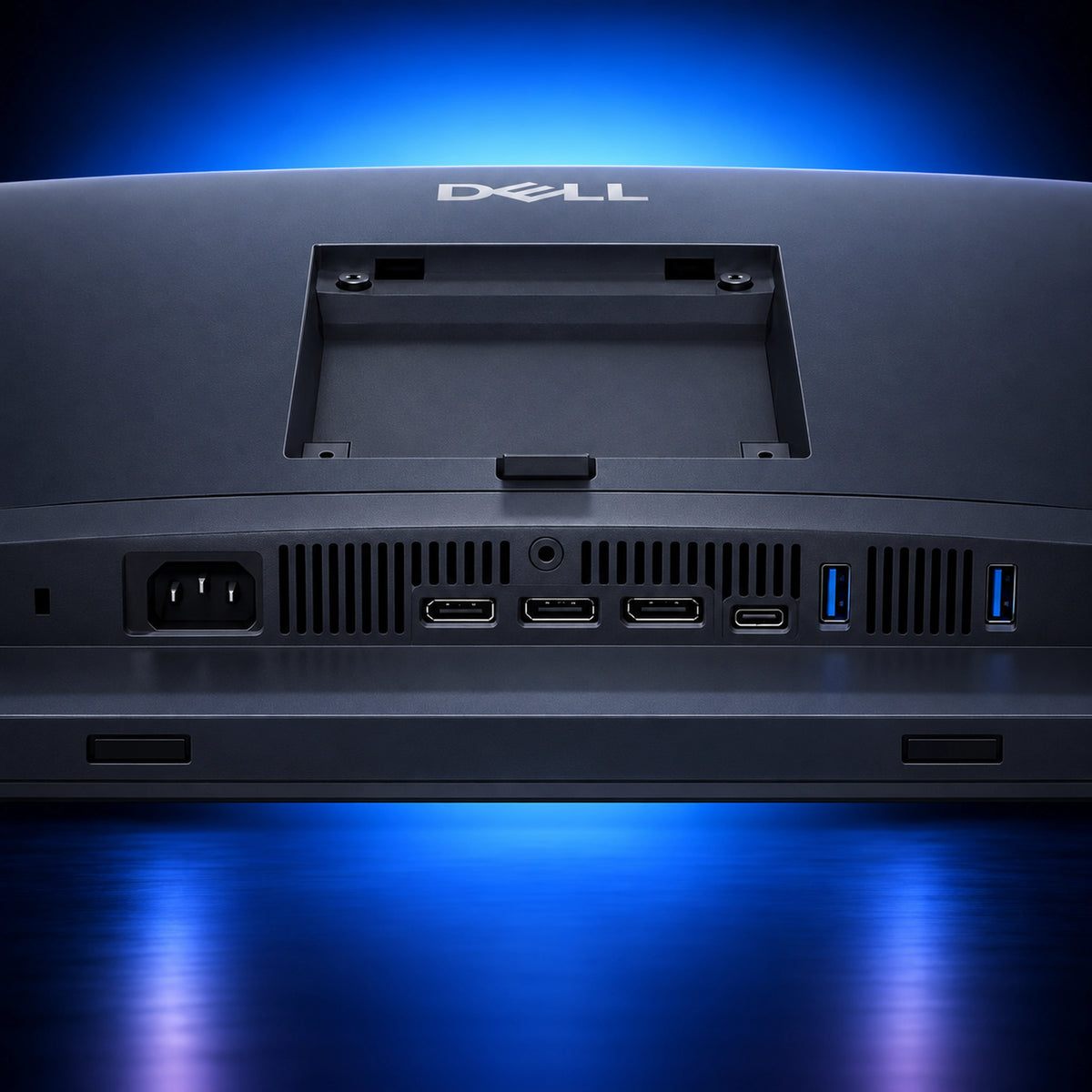 Dell P2426HE monitor connectivity ports close-up