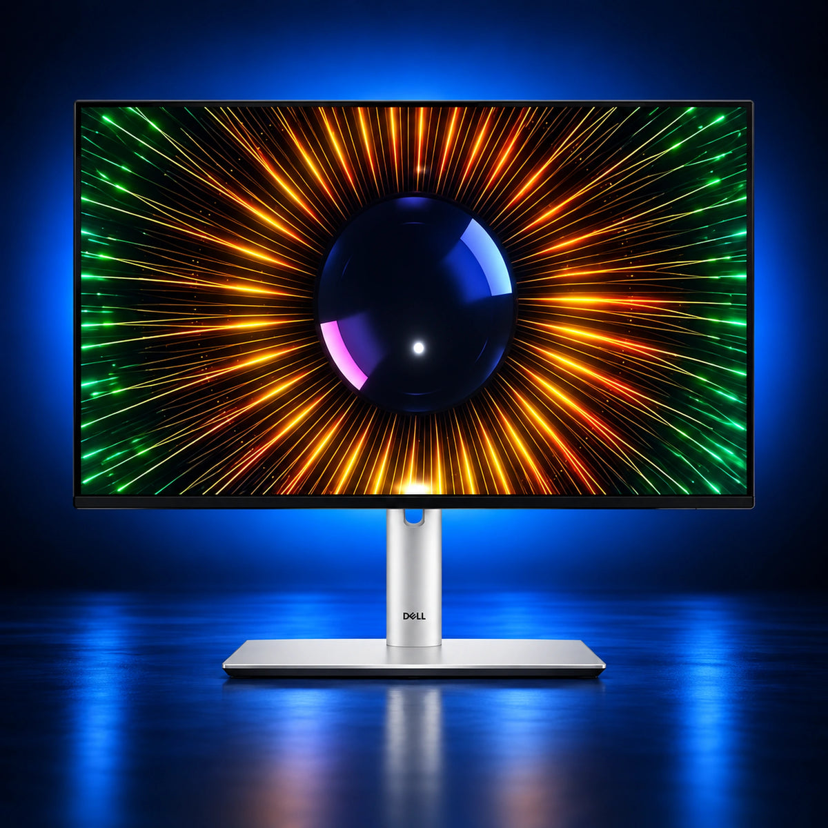Dell U2424H 23.8-inch Full HD IPS monitor, front view