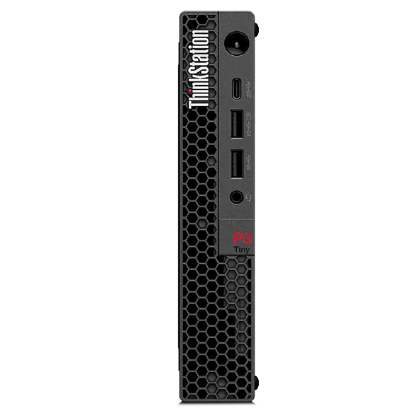 Lenovo ThinkStation P3 Tiny Gen 2 workstation, front view